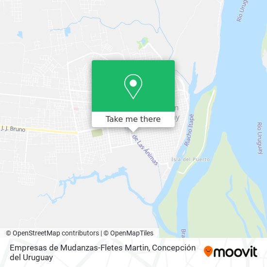 Empresas de Mudanzas-Fletes Martin map