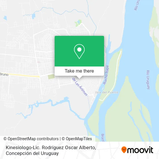 Mapa de Kinesiologo-Lic. Rodríguez Oscar Alberto