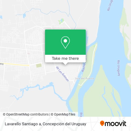 Lavarello Santiago a map
