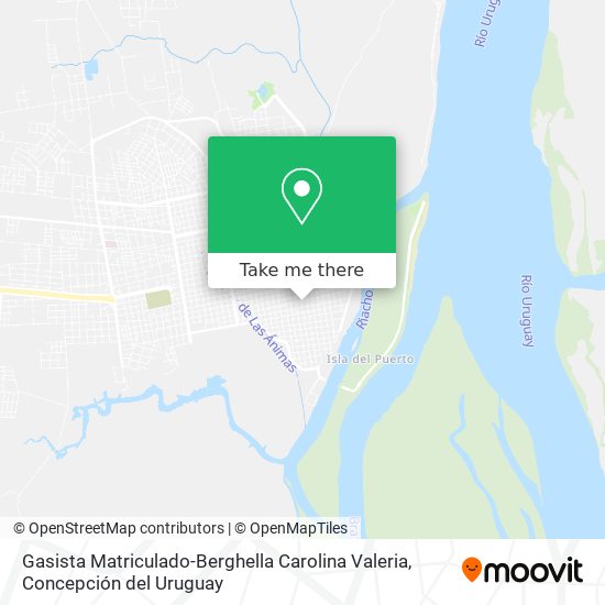 Mapa de Gasista Matriculado-Berghella Carolina Valeria