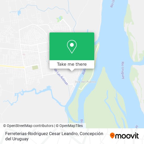 Ferreterias-Rodriguez Cesar Leandro map