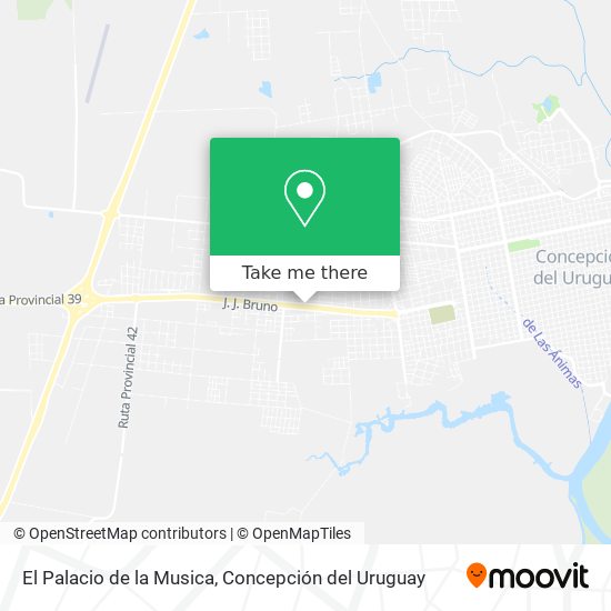 Mapa de El Palacio de la Musica