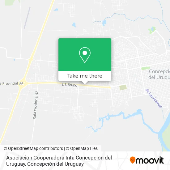 Asociación Cooperadora Inta Concepción del Uruguay map