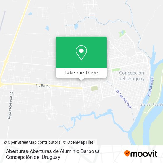 Aberturas-Aberturas de Aluminio Barbosa map