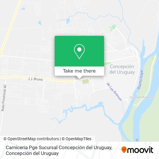 Carnicería Pge Sucursal Concepción del Uruguay map
