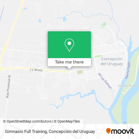 Gimnasio Full Training map