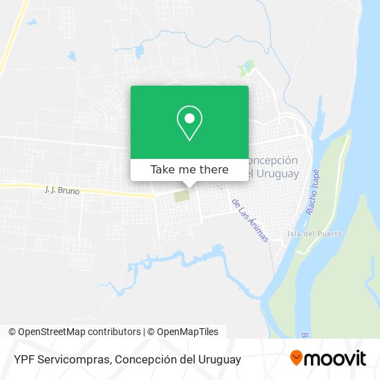 YPF Servicompras map