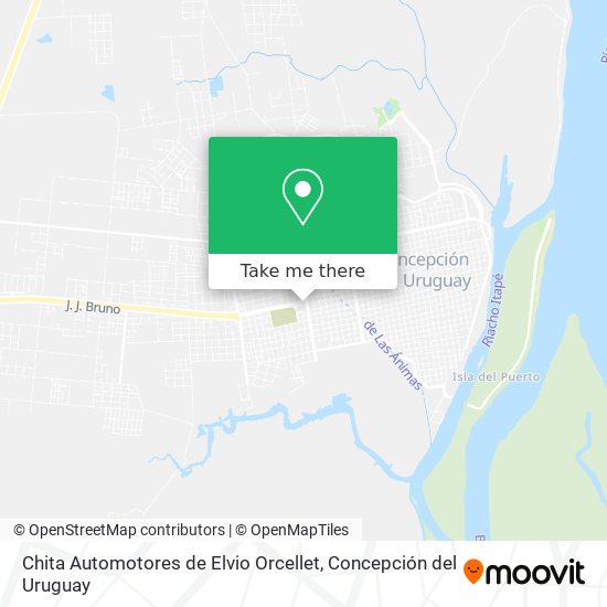 Chita Automotores de Elvio Orcellet map