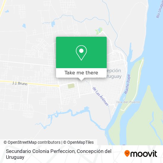 Secundario Colonia Perfeccion map