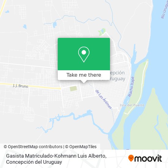 Gasista Matriculado-Kohmann Luis Alberto map