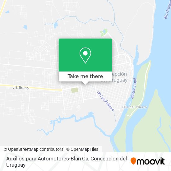 Mapa de Auxilios para Automotores-Blan Ca