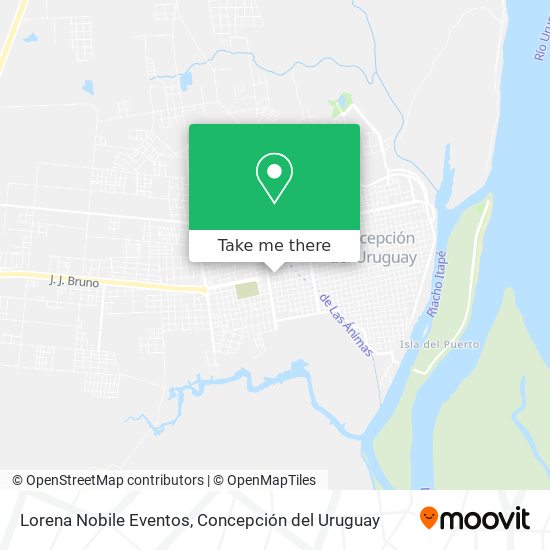 Lorena Nobile Eventos map