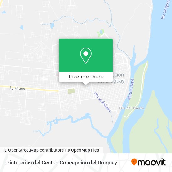 Mapa de Pinturerias del Centro