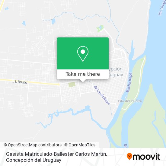 Gasista Matriculado-Ballester Carlos Martin map