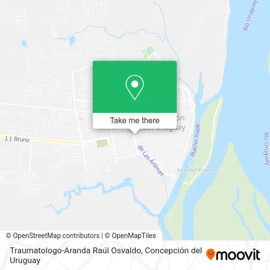 Mapa de Traumatologo-Aranda Raúl Osvaldo