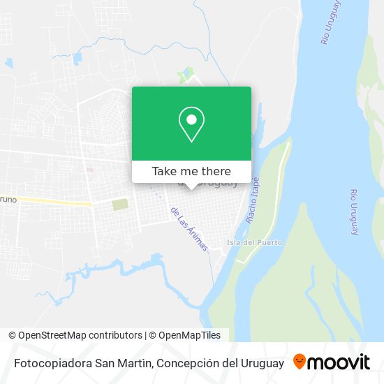 Fotocopiadora San Martìn map
