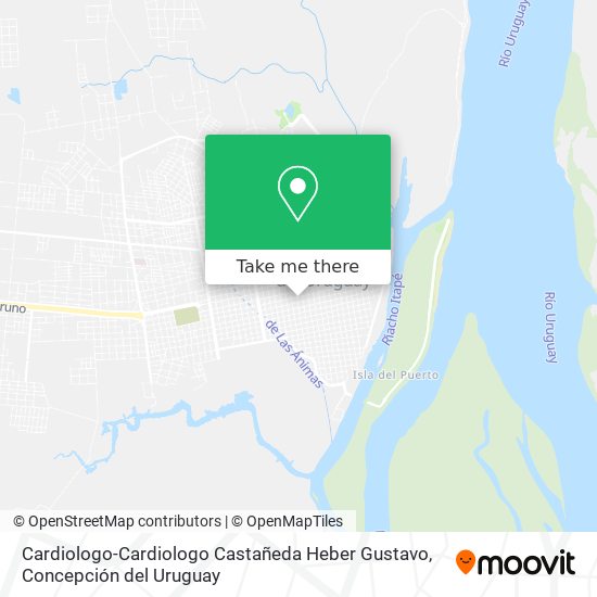 Cardiologo-Cardiologo Castañeda Heber Gustavo map