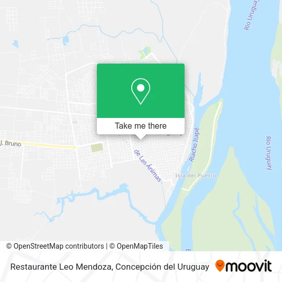 Mapa de Restaurante Leo Mendoza