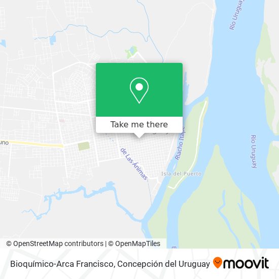 Bioquímico-Arca Francisco map