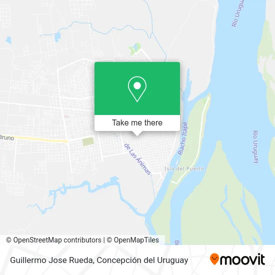 Guillermo Jose Rueda map