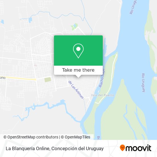 La Blanquería Online map