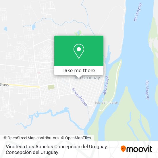 Mapa de Vinoteca Los Abuelos Concepción del Uruguay
