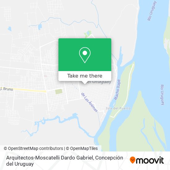 Arquitectos-Moscatelli Dardo Gabriel map