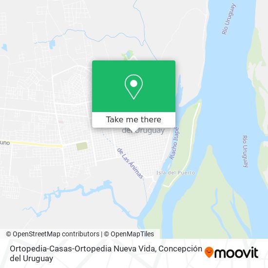Mapa de Ortopedia-Casas-Ortopedia Nueva Vida