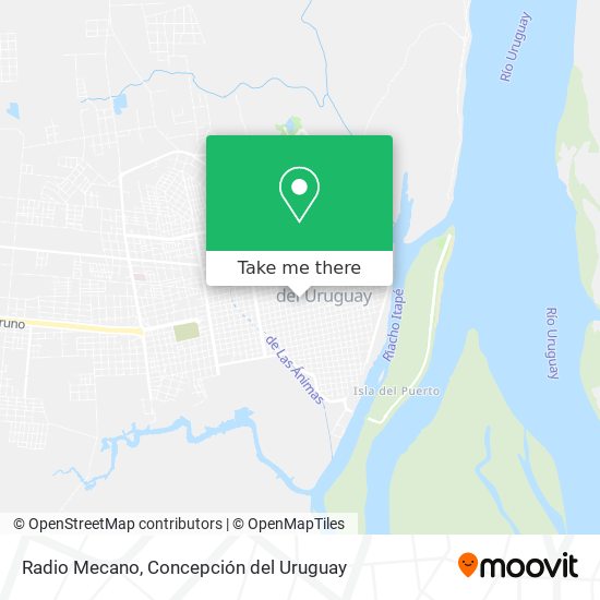 Mapa de Radio Mecano