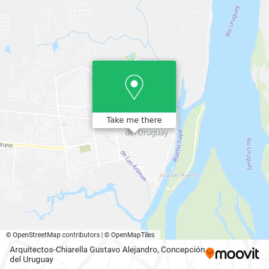 Arquitectos-Chiarella Gustavo Alejandro map