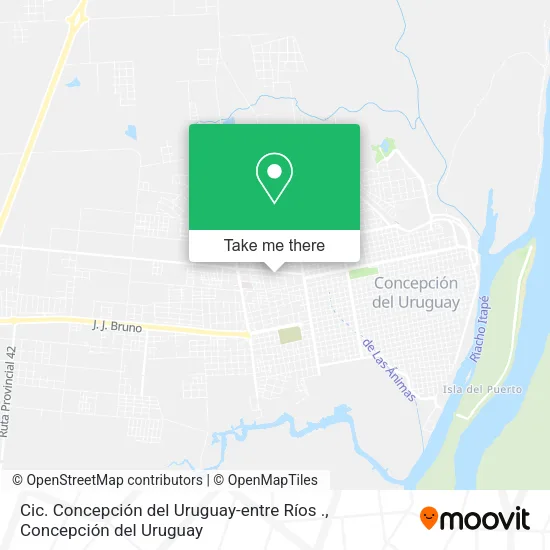 Mapa de Cic. Concepción del Uruguay-entre Ríos .