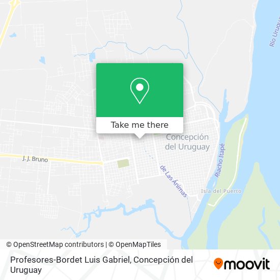 Profesores-Bordet Luis Gabriel map