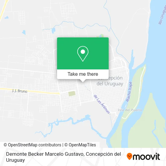 Mapa de Demonte Becker Marcelo Gustavo