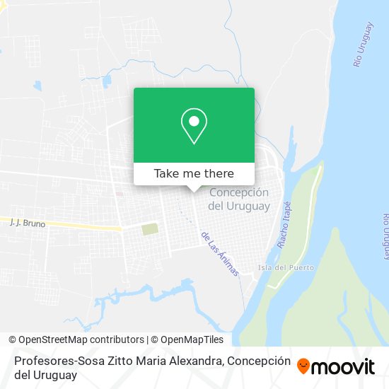 Profesores-Sosa Zitto Maria Alexandra map