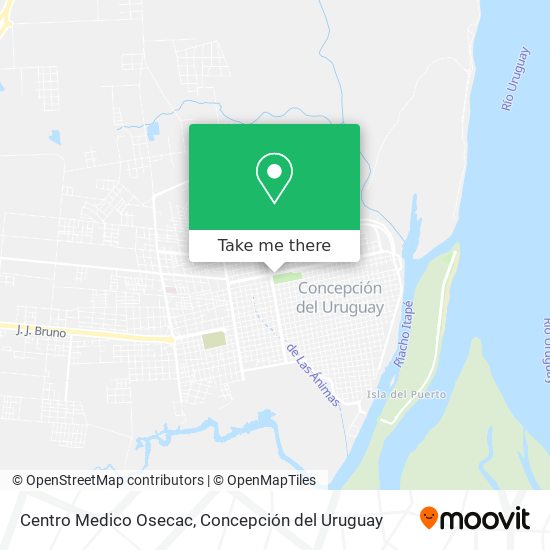 Centro Medico Osecac map