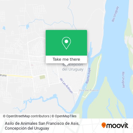 Asilo de Animales San Francisco de Asis map