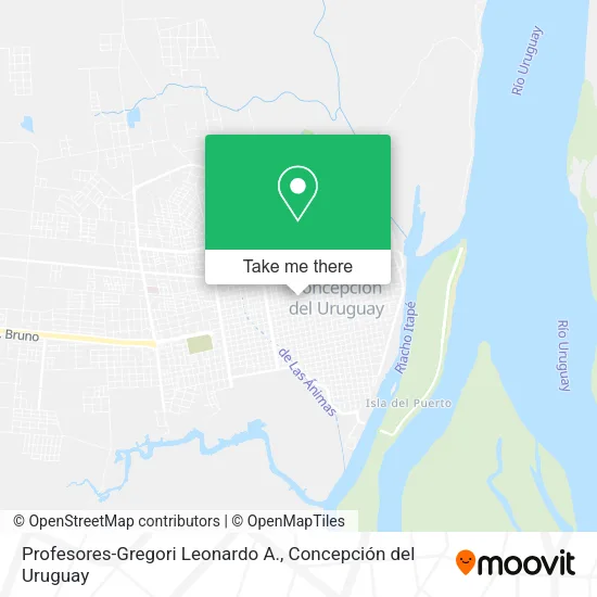 Profesores-Gregori Leonardo A. map
