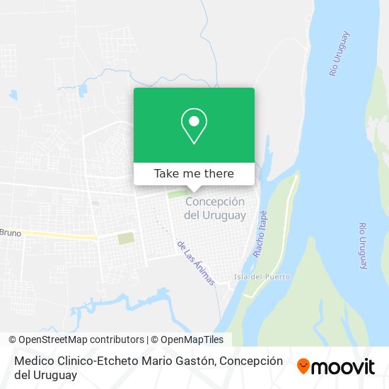 Mapa de Medico Clinico-Etcheto Mario Gastón
