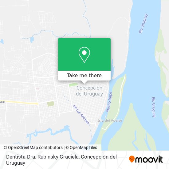 Dentista-Dra. Rubinsky Graciela map