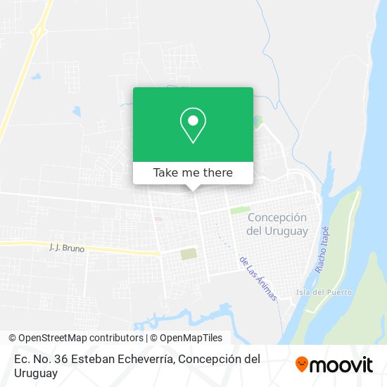 Mapa de Ec. No. 36 Esteban Echeverría