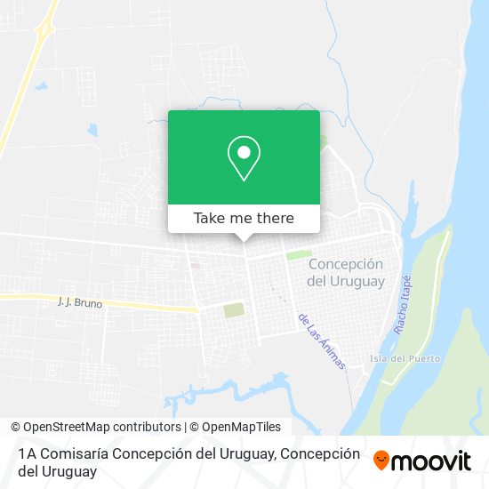 1A Comisaría Concepción del Uruguay map