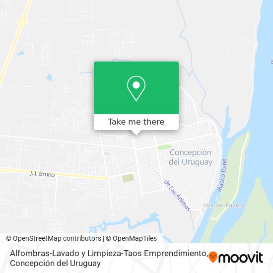 Alfombras-Lavado y Limpieza-Taos Emprendimiento map