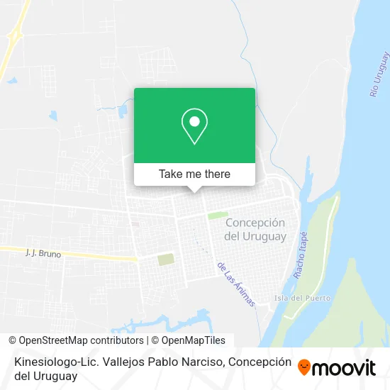 Mapa de Kinesiologo-Lic. Vallejos Pablo Narciso