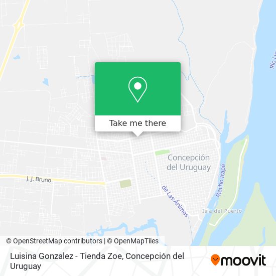 Luisina Gonzalez - Tienda Zoe map