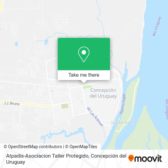 Mapa de Atpadis-Asociacion Taller Protegido