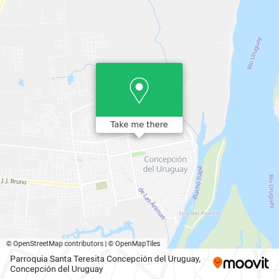Parroquia Santa Teresita Concepción del Uruguay map
