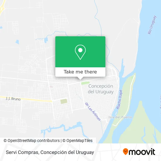 Servi Compras map