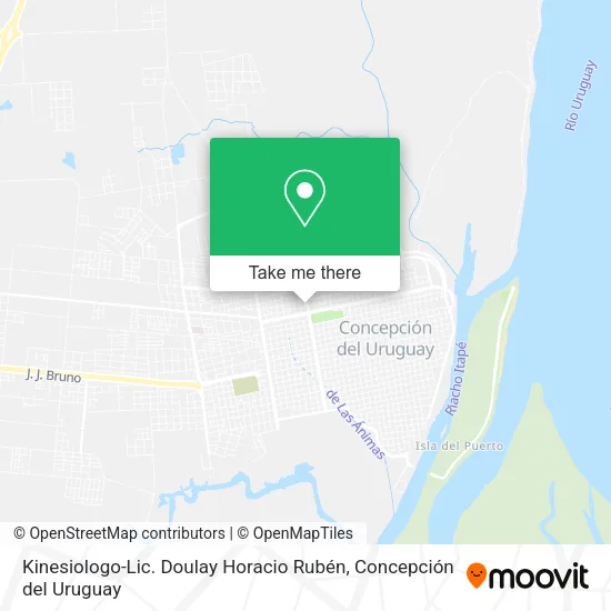 Mapa de Kinesiologo-Lic. Doulay Horacio Rubén