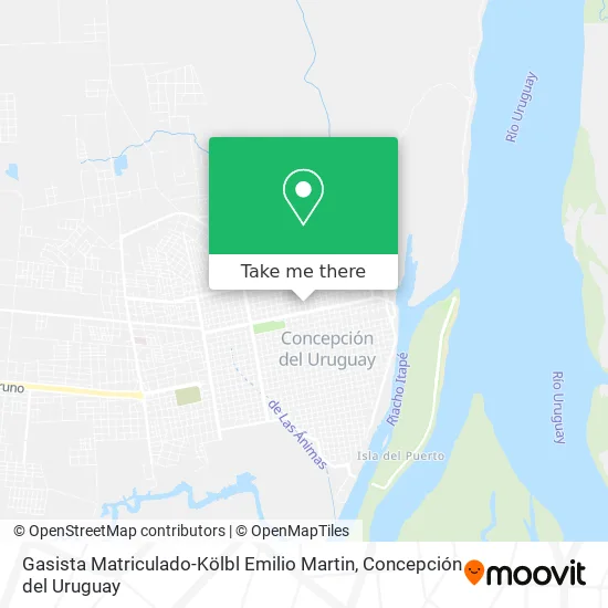 Gasista Matriculado-Kölbl Emilio Martin map