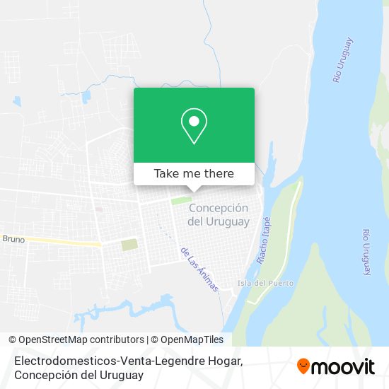 Electrodomesticos-Venta-Legendre Hogar map